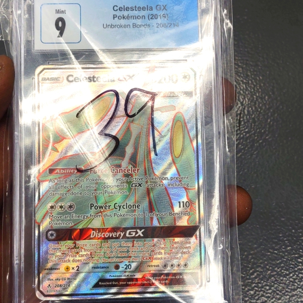 Celesteela GX Pokemon (2019) unbroken bonds collectables card